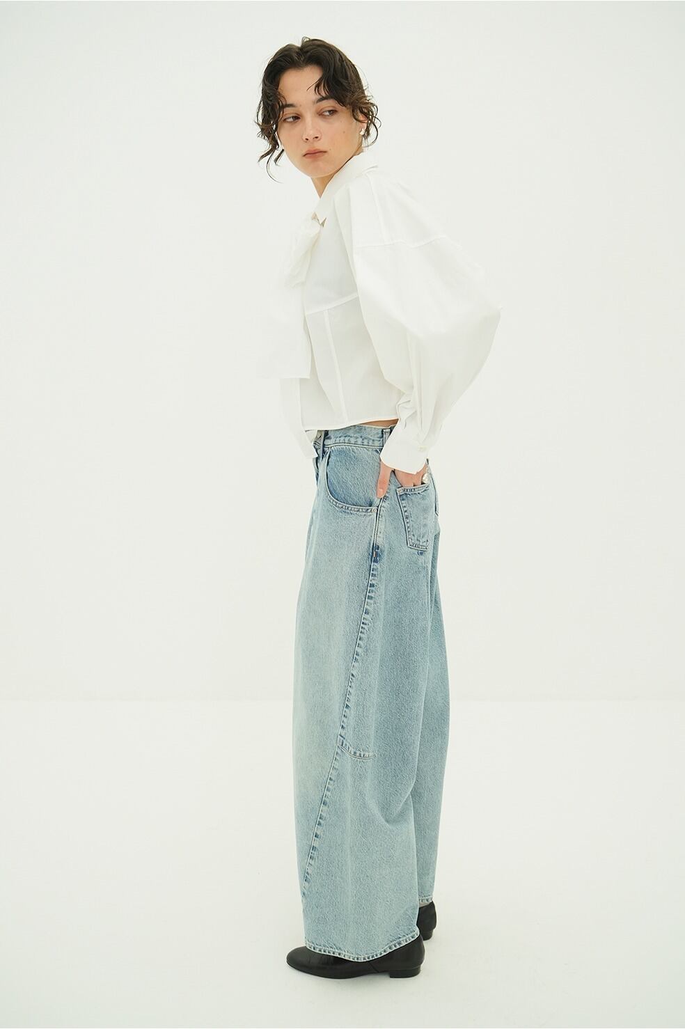 CLANE(クラネ) COCOON BULKY DENIM PANTS | サウスオレンジ｜メンズ