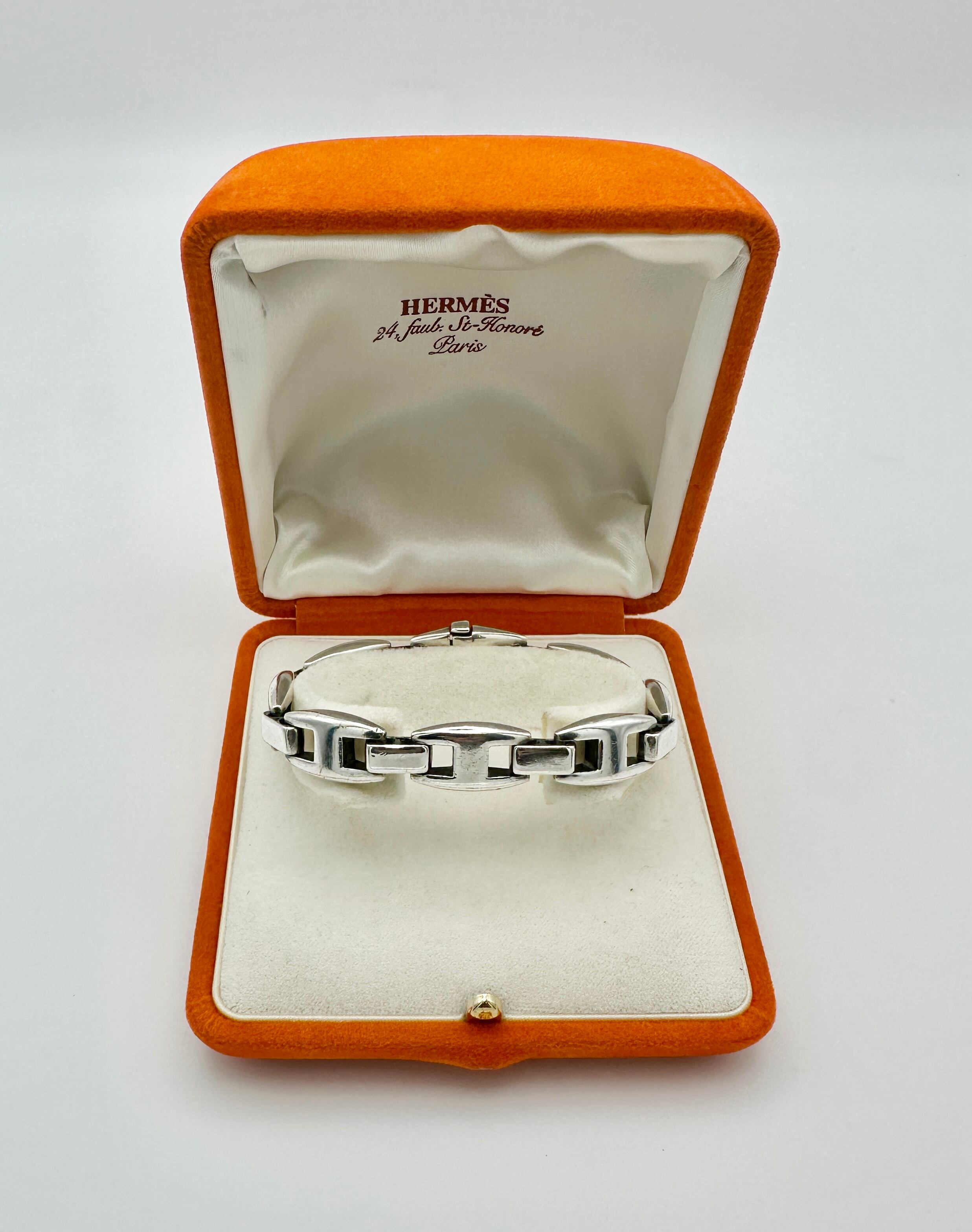 HERMES カシオペア ブレスレット シルバー925 64.2g ヴィンテージ