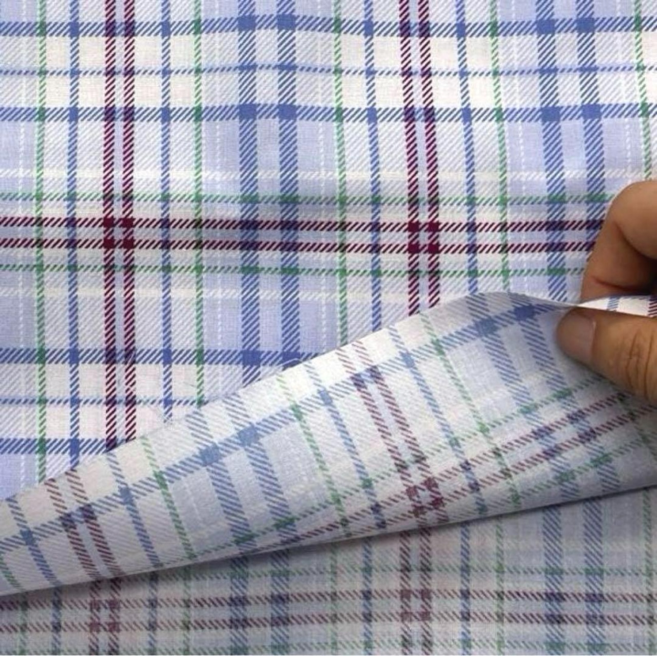 TB548◆3m◆L◆訳あり◆綿100%シャーティング生地◆タータンチェック