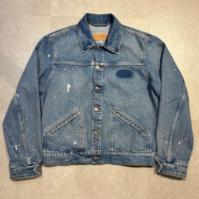 Maison Martin Margiela ペンキデニム ダークブルー Maison Margiela 