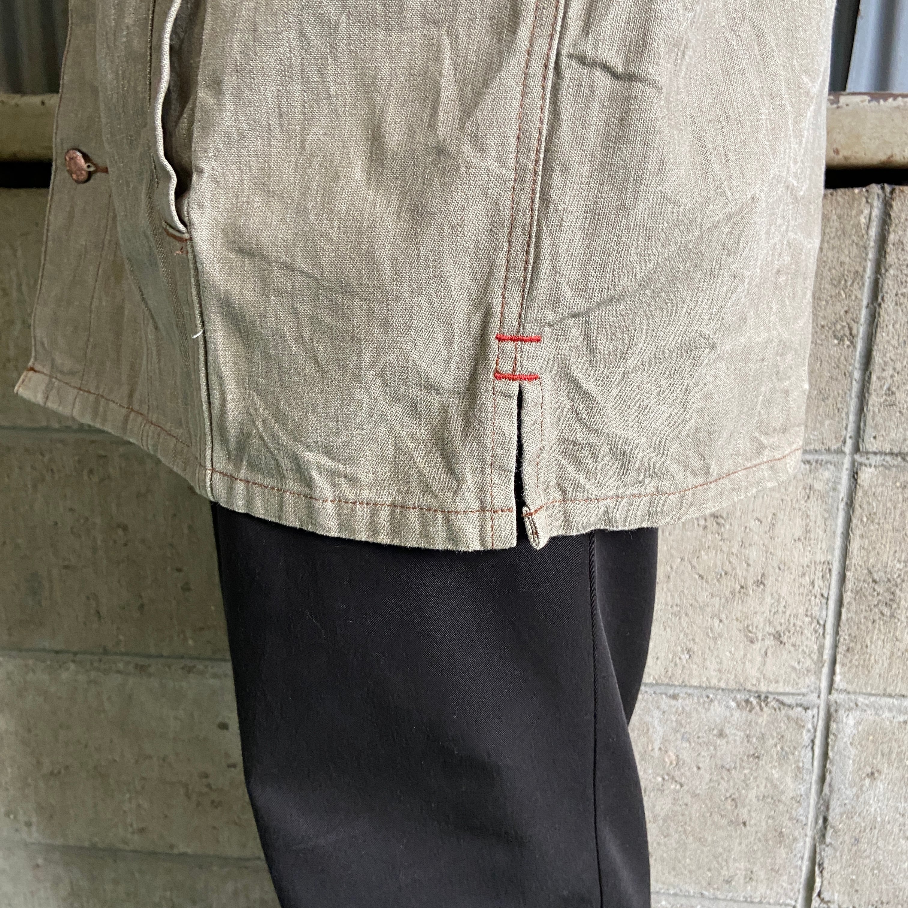 RP55 JEANS ワンポイントロゴ刺繍 カバーオール ワークジャケット