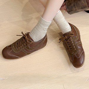 ボア付きローカットスニーカー 2color W10424