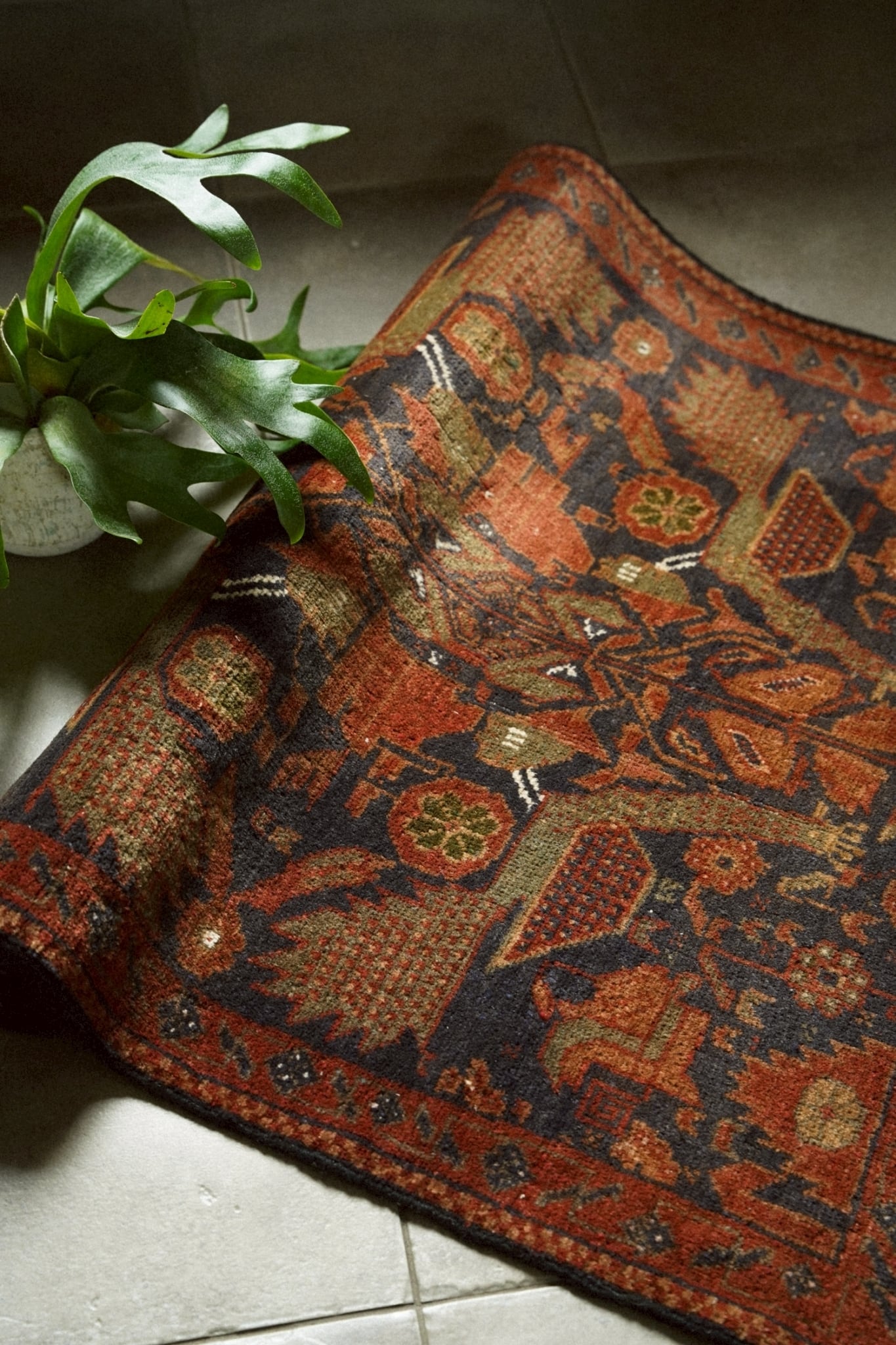 1890-Vintage Baluch rug | 手織りのヴィンテージラグ専門店 | Bahr