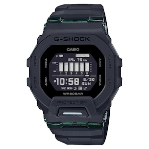 CASIO カシオ G-SHOCK Gショック G-SQUAD Gスクワッド スマートフォンリンク Bluetooth通信 GBD-200UU-1 ブラック 腕時計 メンズ