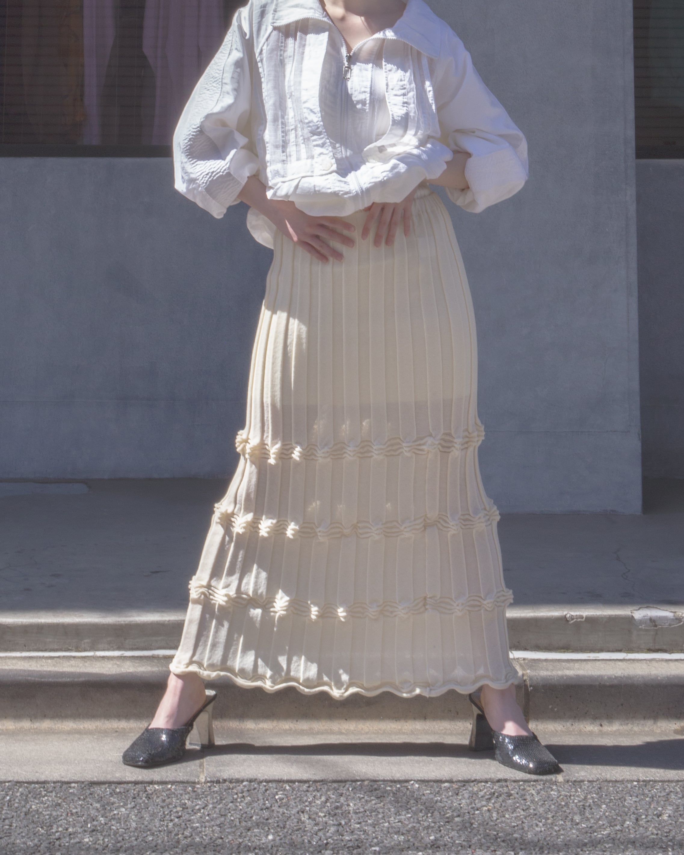 OPEN SESAME CLUB - flow skirt 