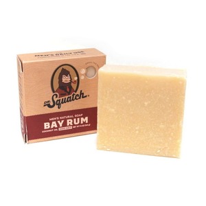 【送料無料】米国 DR.Squatch ドクター・スクワッチ ハンドメイド ナチュラルソープ BAY RUM 141g コールドプロセス製法 固形石鹸 単品1個 アメリカンライフスタイル 良い香り