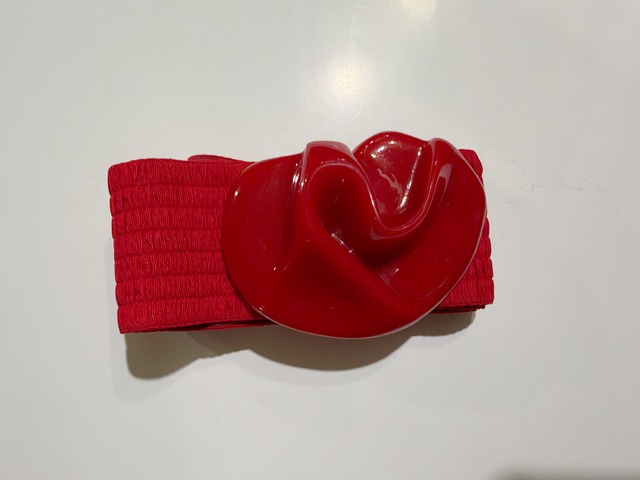 Vintage red belt