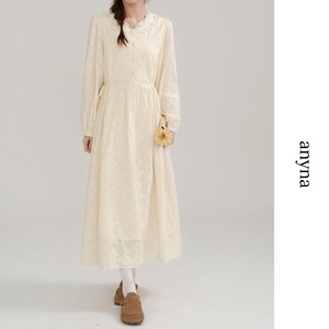 Creamy Bloom Dress　R0177