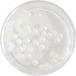 半丸パール 2㎜　約50粒　丸いプラスチックケース入り