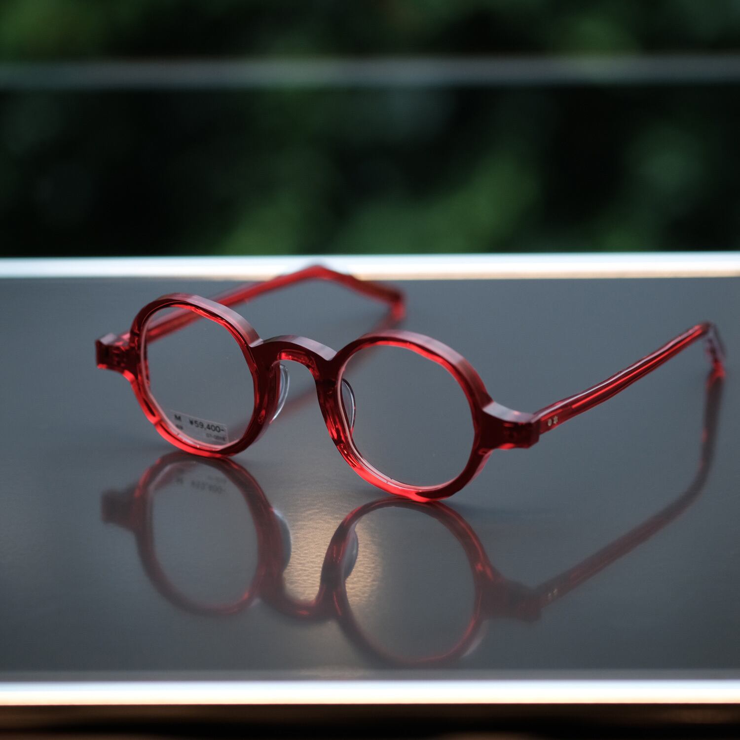 MASAHIROMARUYAMA】MM-0088 Clear Red (MEDIUM) | SEESAW SPECTACLES