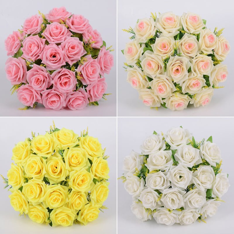 コスプレアイテム 撮影用アイテム 薔薇 花束 ブーケ 造花