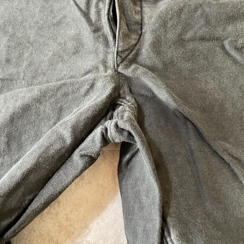 40-50s Almi フレンチワーク モールスキン ブラック パンツ W32 詳細写真5