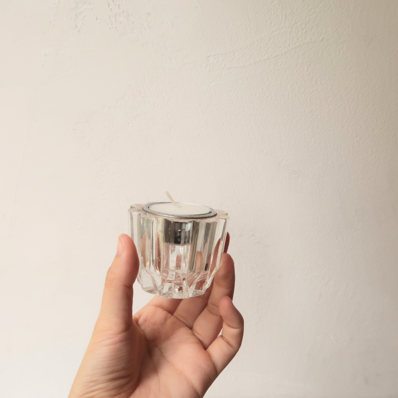 玉ときらきらのキャンドルホルダー