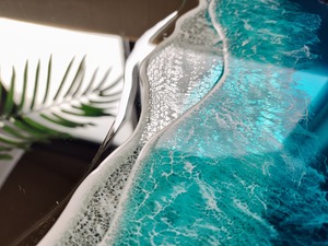 189.オーシャンレジンアート ウォールミラー