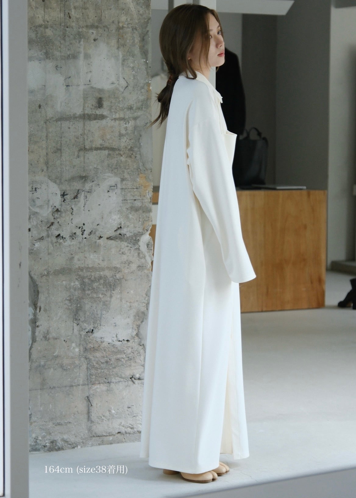 cut shirt one-piece - made in Japan - | aéré