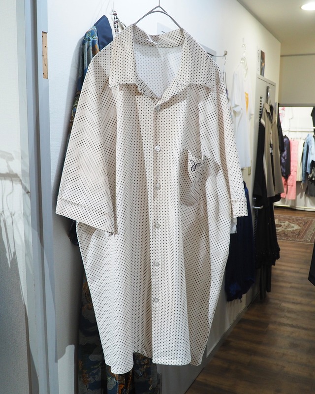 1980s White Dot × Unknown Embroidery vintage SS shirt