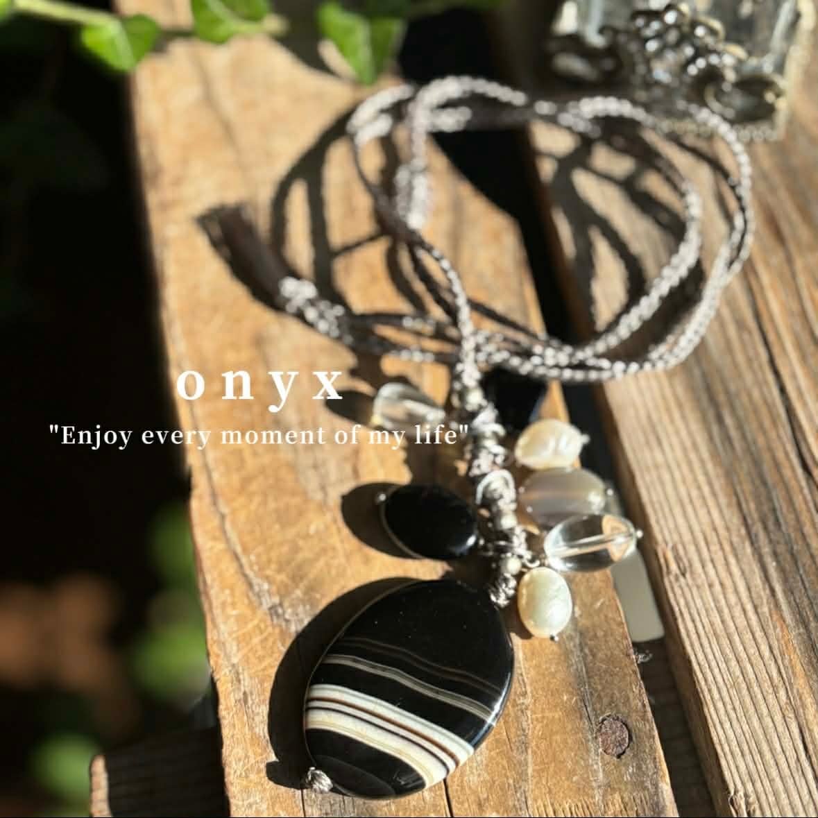 天然石ネックレス | 大阪梅田、中崎町の淡水パールと天然石