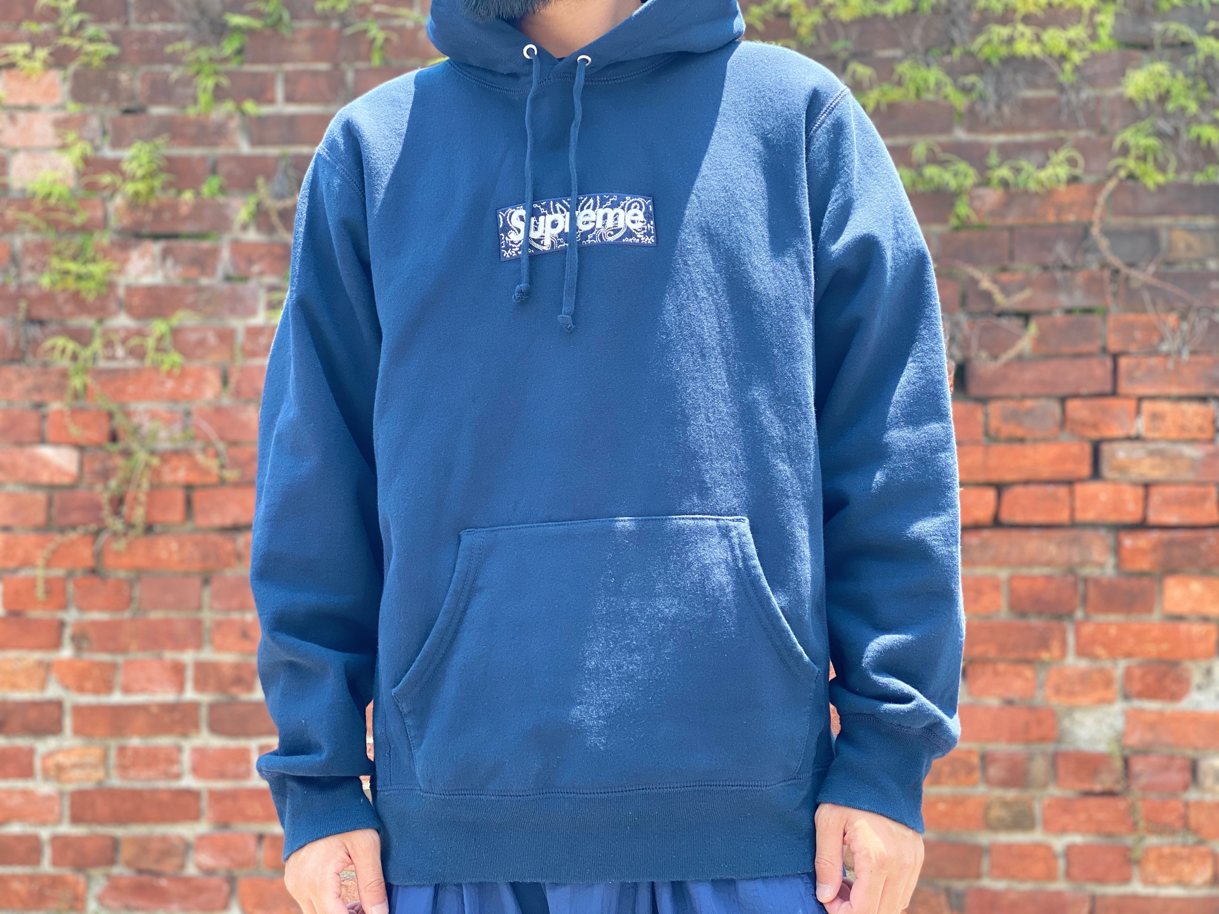 【 Gray 】19aw Box Logo Hooded Sweatshirt