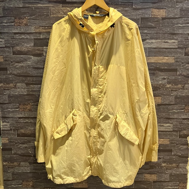 RALPH LAUREN COTTON/NYLON FIELD PARKA YELLOW 1990'S OLD