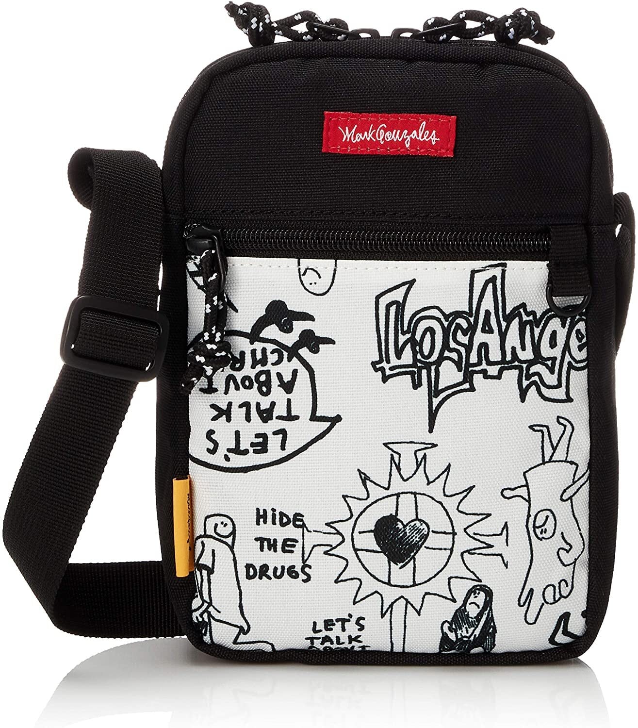 MARK GONZALES (マークゴンザレス) ミニショルダー サコッシュ レッド MGKH400