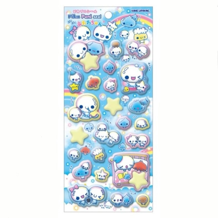 Pika Puniシール あわわちゃん | rocca rocco