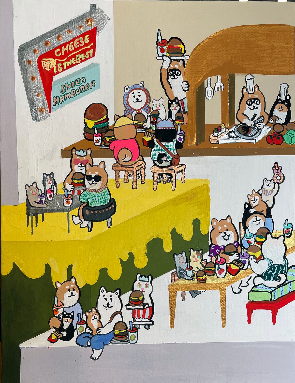 原画：6号】 cheese is the best | Yoshie Moriuchi