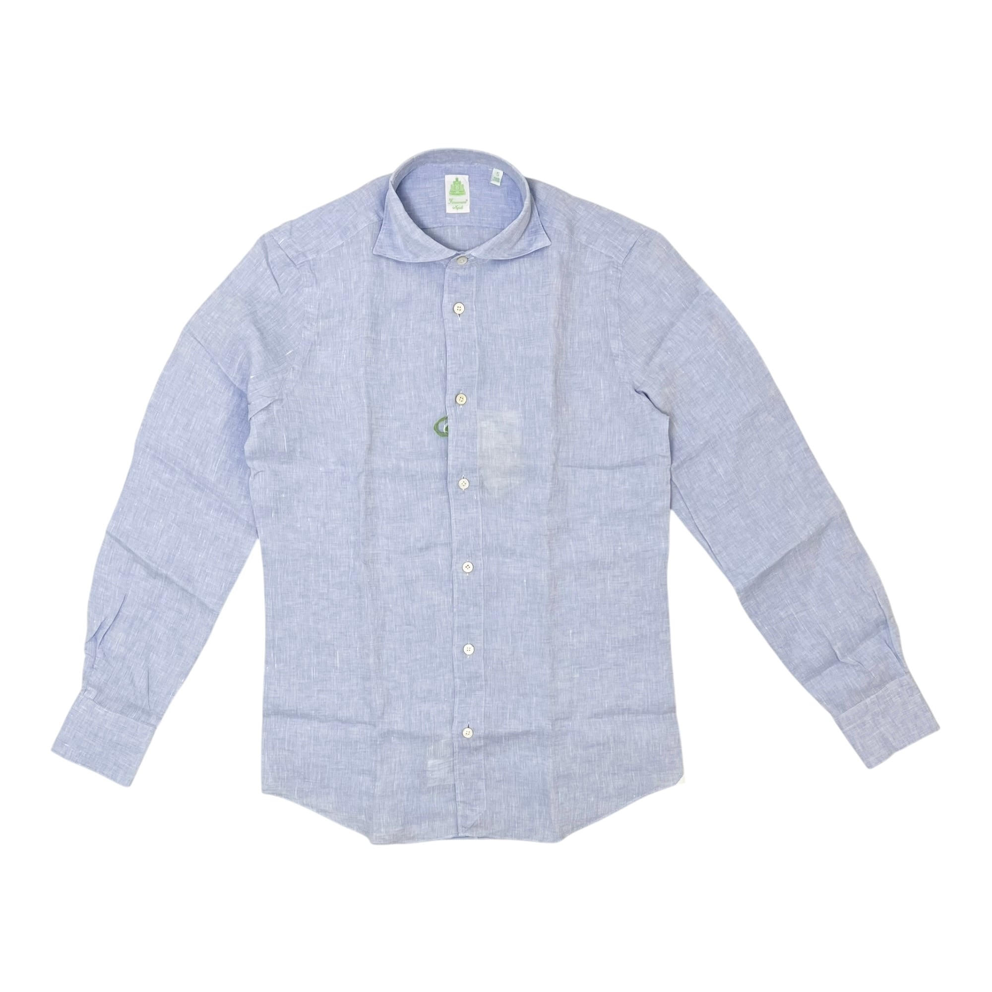 FINAMORE(フィナモレ) Linen Shirt"SIMONE"/SAX