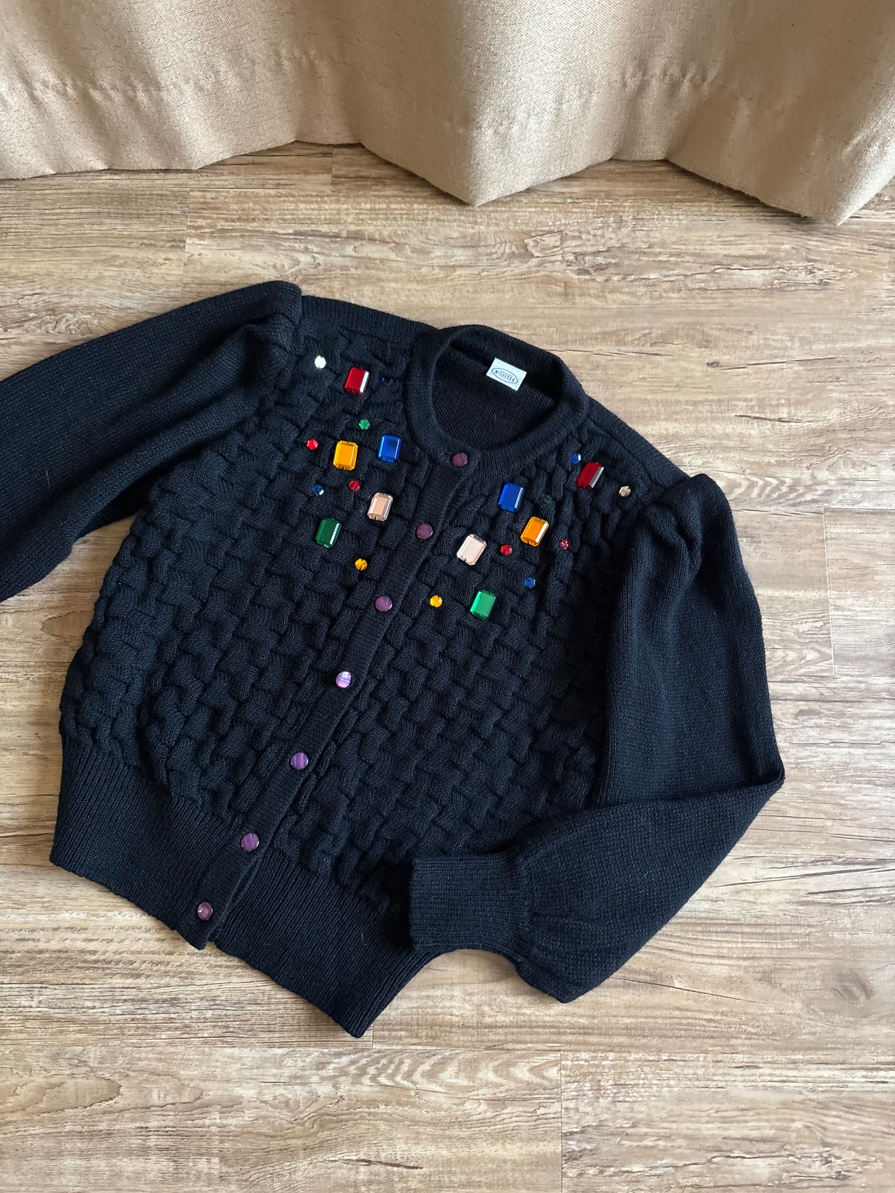 MCSISTER jewelry knit cardigan-5104-12