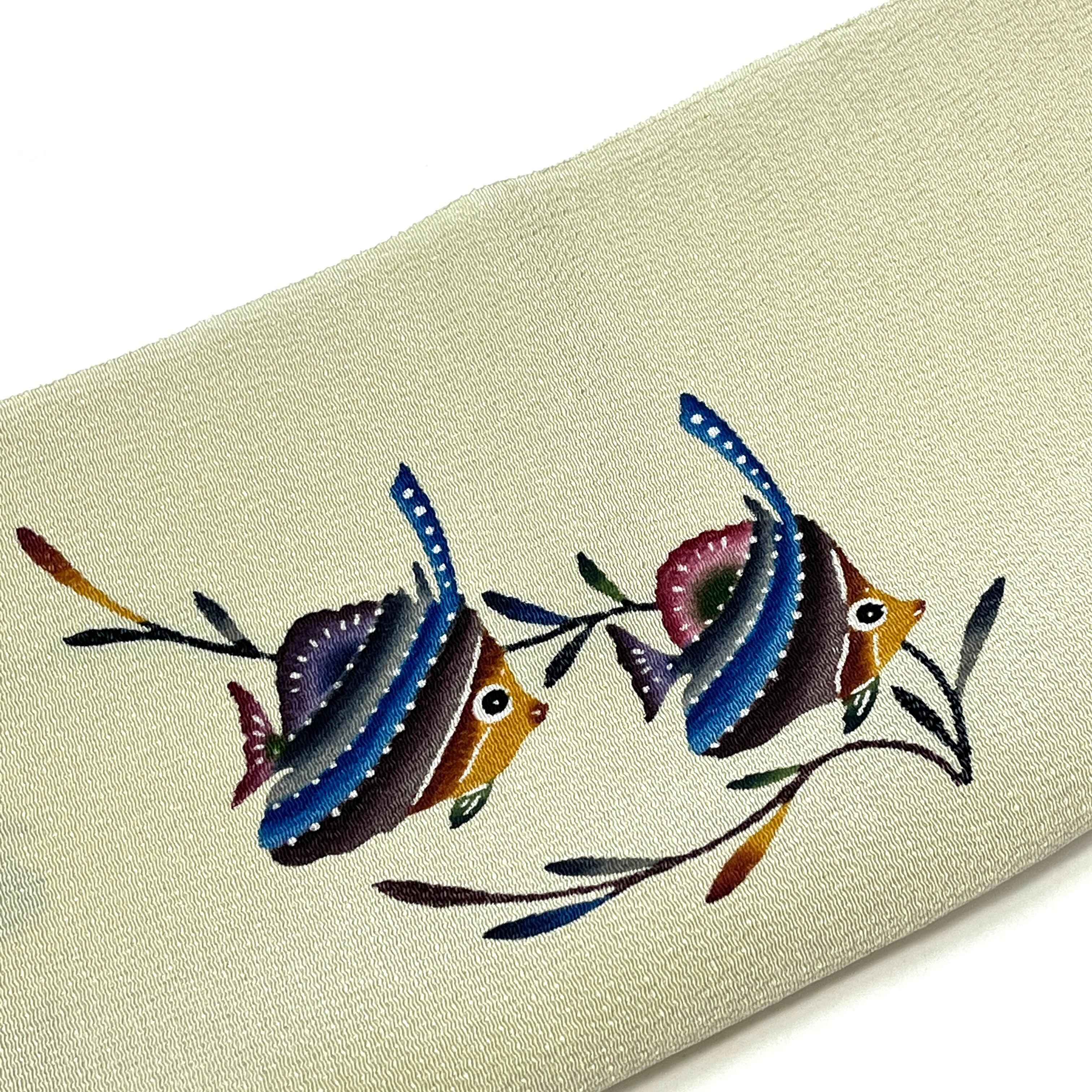 琉球物○沖縄県伝統工芸品○琉球紅型小紋○型染○草木染め○着物 紅型 