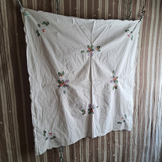 ヨーロッパ 刺繡クロス used [510047]