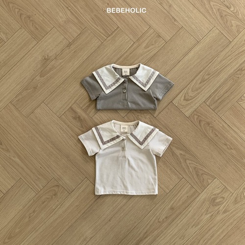 <LAST1>即納⌇BEBEHOLIC/ Creamy collar tee