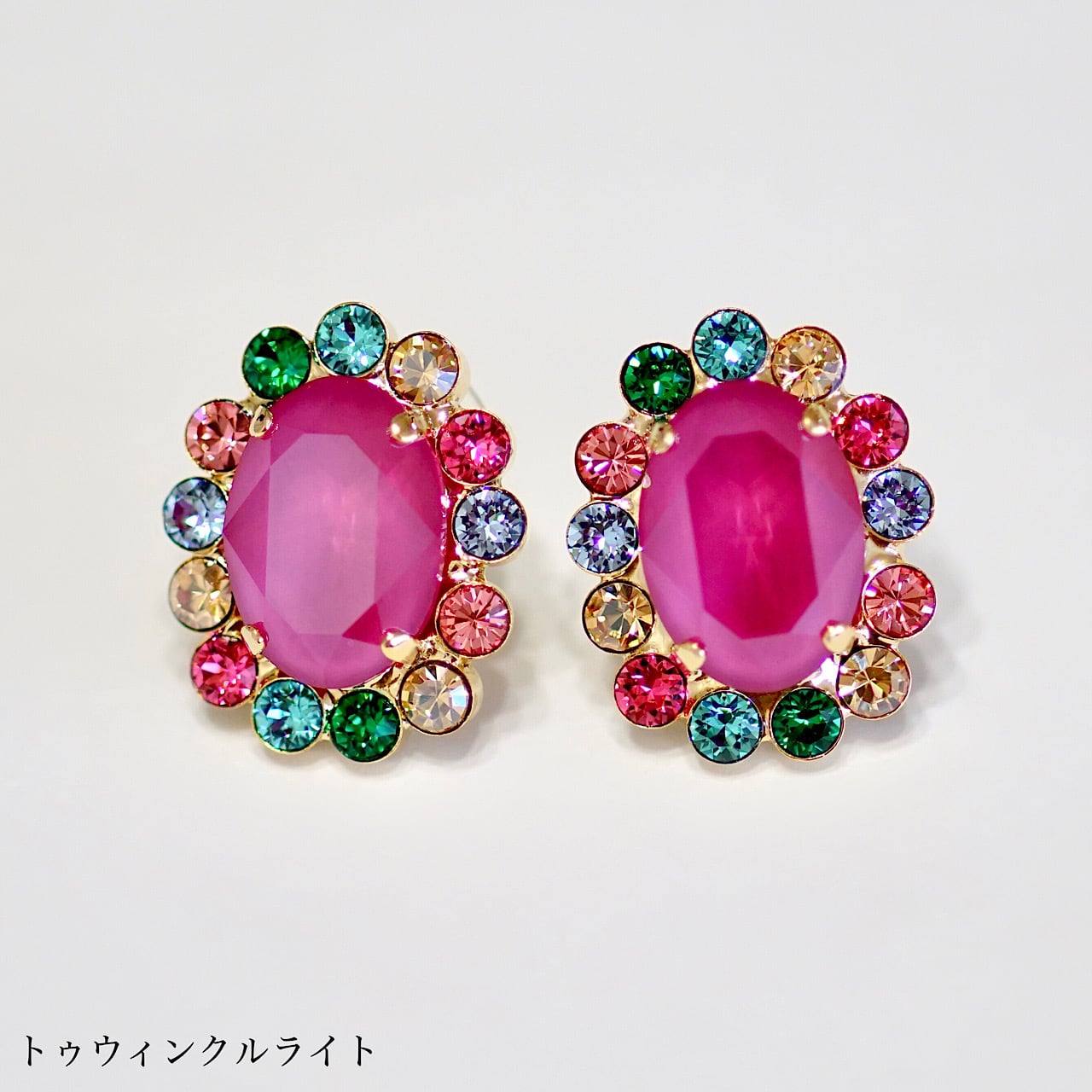 ホリデーキャンディ オーバルピアス | MAKI NUMOTO (マキ ヌモト