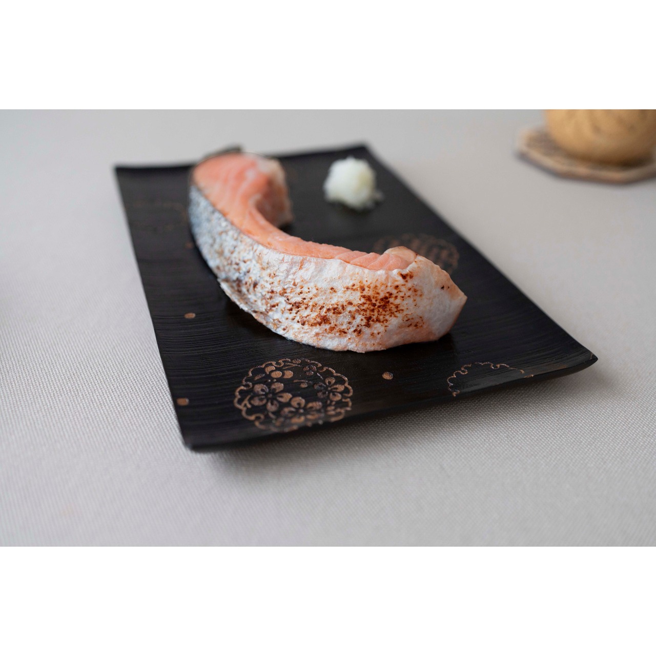 【角皿(大)】雪輪  Square dish, size L