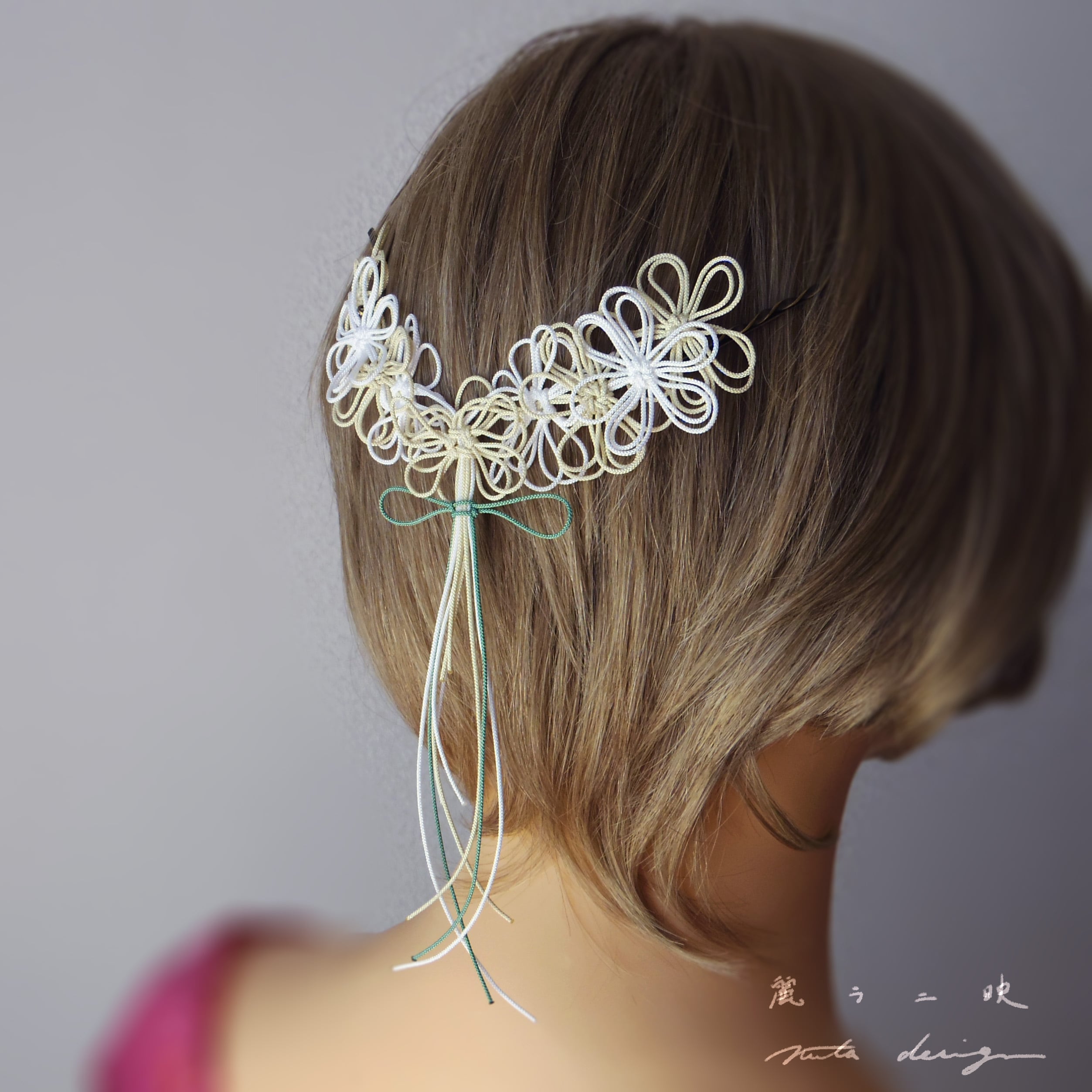 CELINE アイボリー ヘアピン CELINE アイボリー ヘアピン セリーヌ