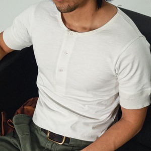 ヘンリーネック半袖Tシャツ 225887