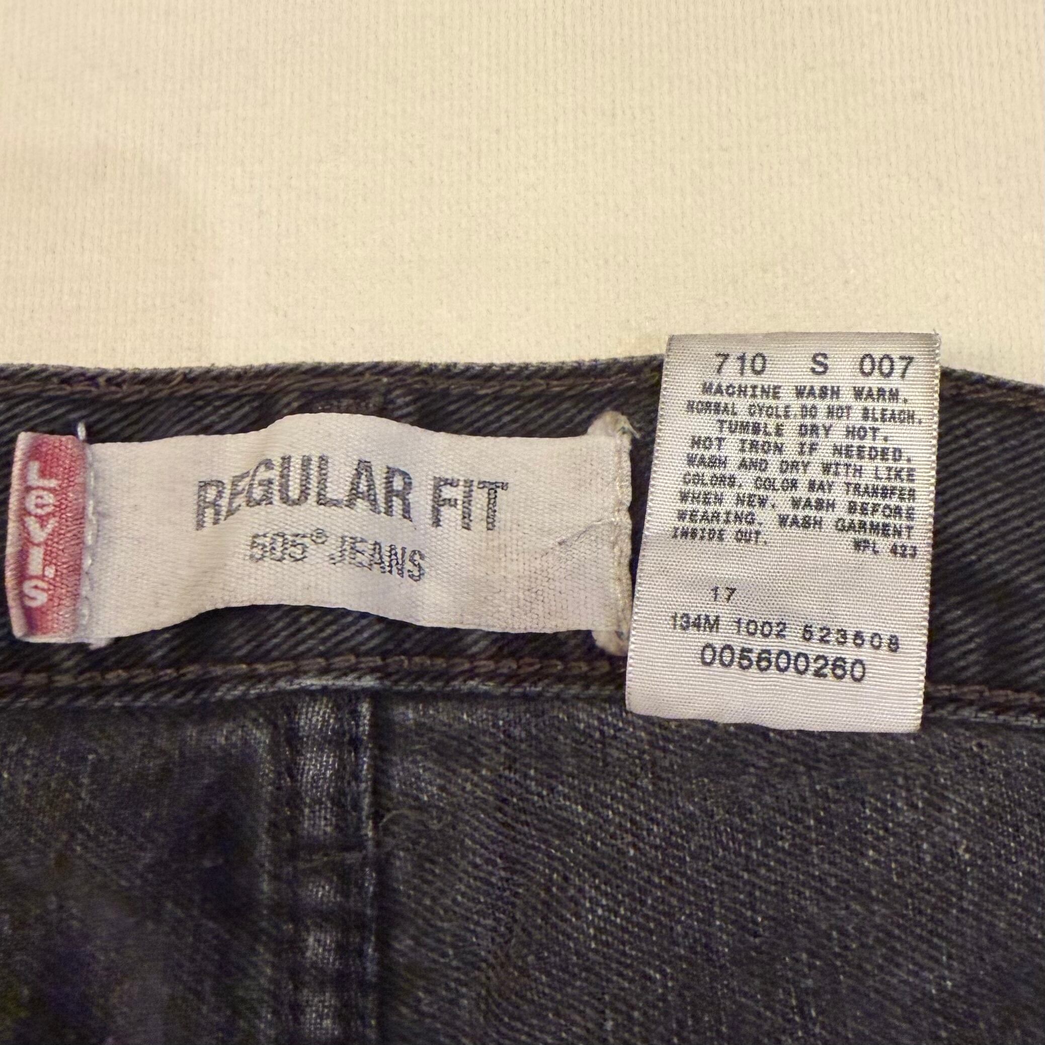 00s levi's 560 デニム ワイド 極太 アメカジ Y2K 海外 ストリート 黒