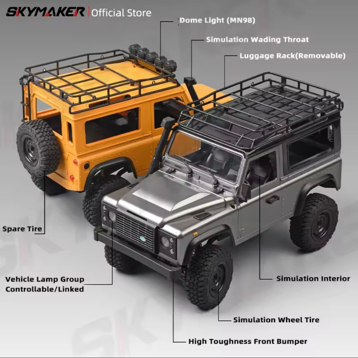 MN99s 1:12 MN モデル バージョン RC カー 4WD | RCKING