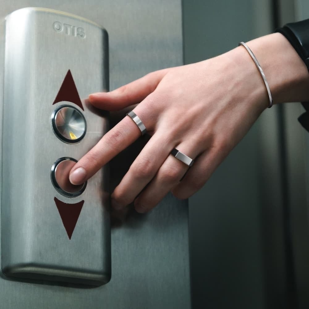 simple open ring(silver) #r76 | garcia