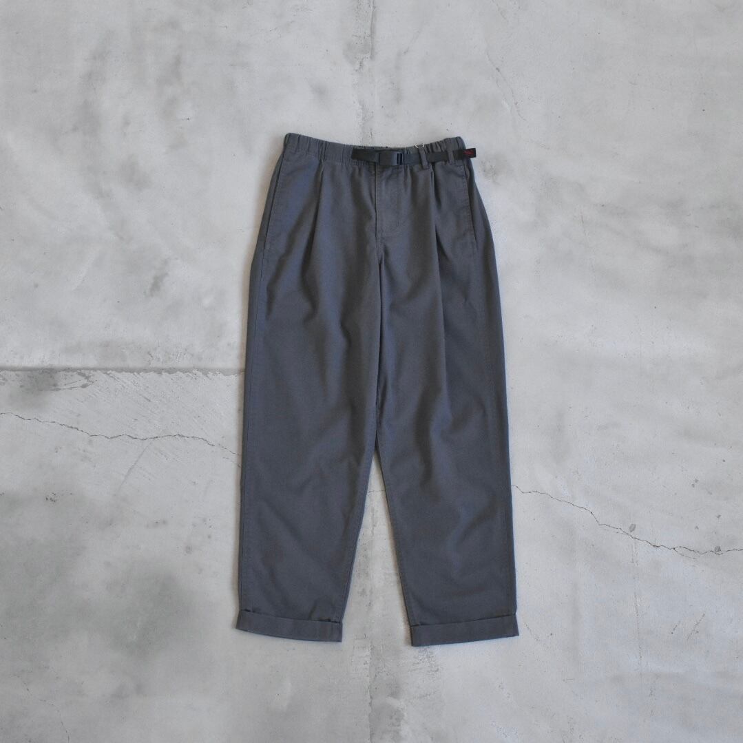 GRAMICCI | T/C TWILL TUCK TAPERED PANTS タック テーパード