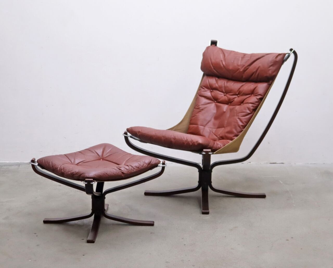 展示品 カリモク 本革 レザー ラウンジチェア ソファ オットマン 