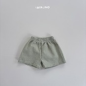 【取寄/韓国直送】LALALAND 26/SM （Kids）チェックハーフパンツツ｜夏服｜韓国子供服