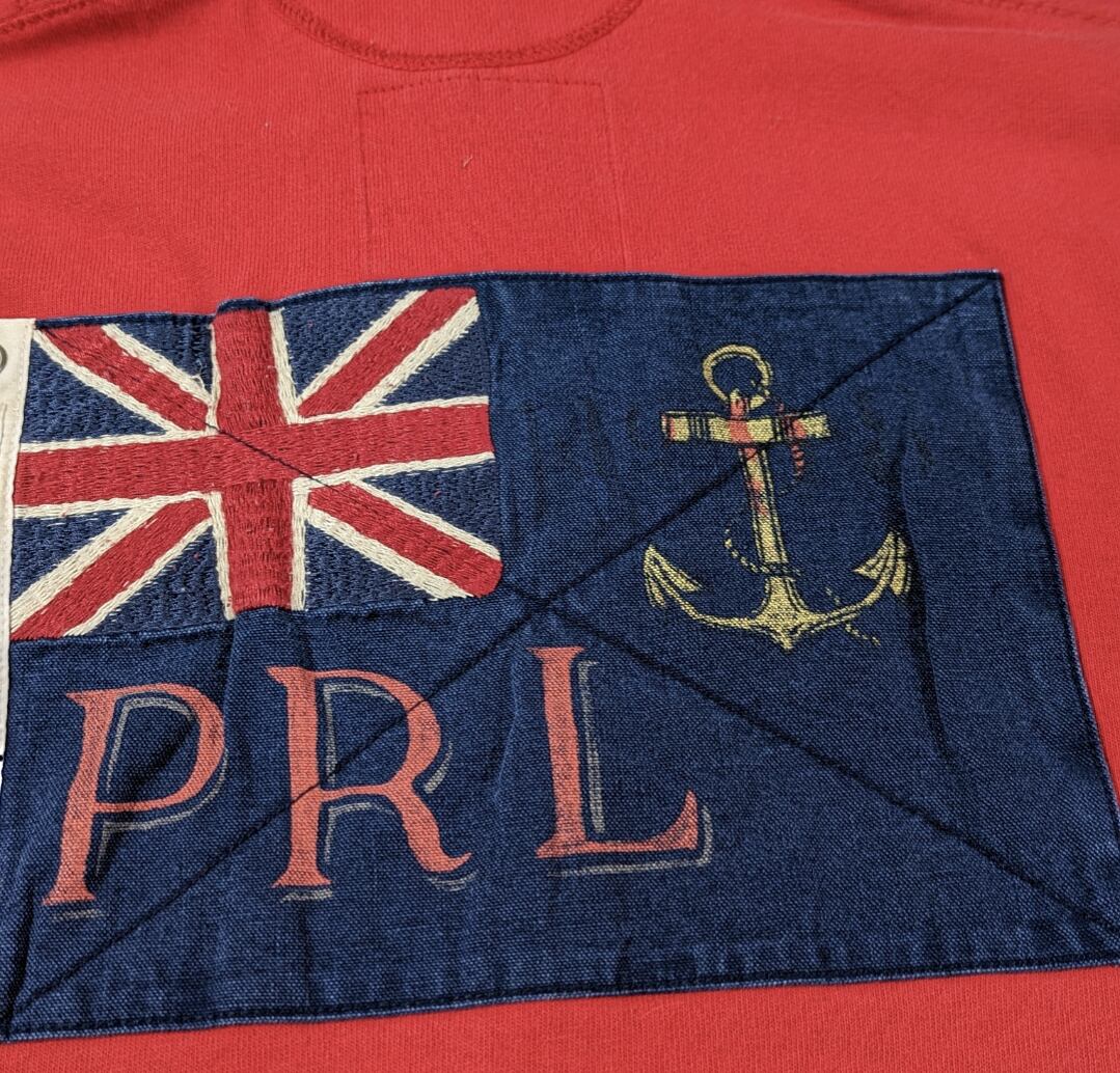 ラルフローレン ユニオンジャック ラガーシャツ 刺繍ロゴ ポロシャツ ralph lauren unionjack pattern rugby shirt 小岩店 | What'z up