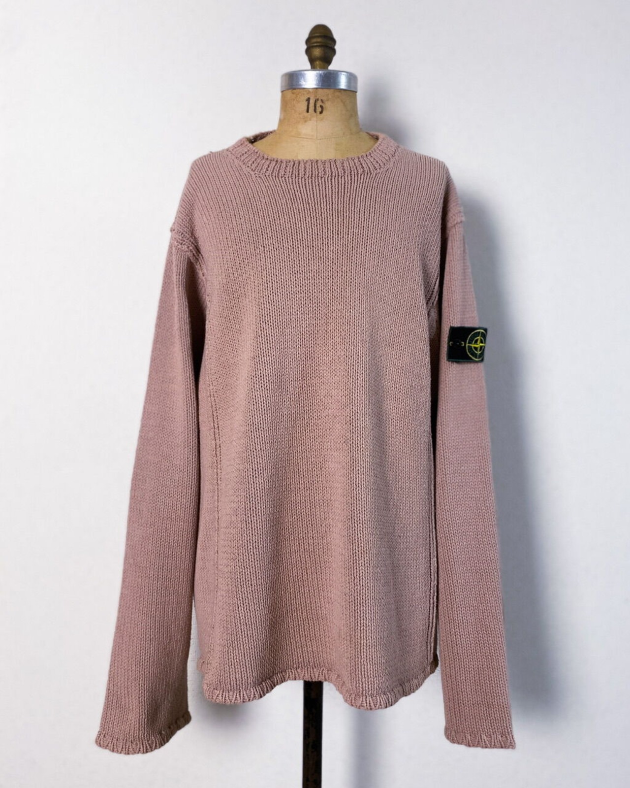 STONE ISLAND Chunky Cotton Knit Jumper