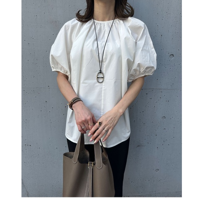 ◆一部即納◆2wayボリュームスリーブブラウス（ネコポス対応）（即納:1-4営業日/予約:1-2週間程でお届け）
