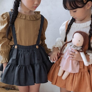 «即納»«wonny ribbon»イエロー　2XL(125~135サイズ) Grace skirt 3colors