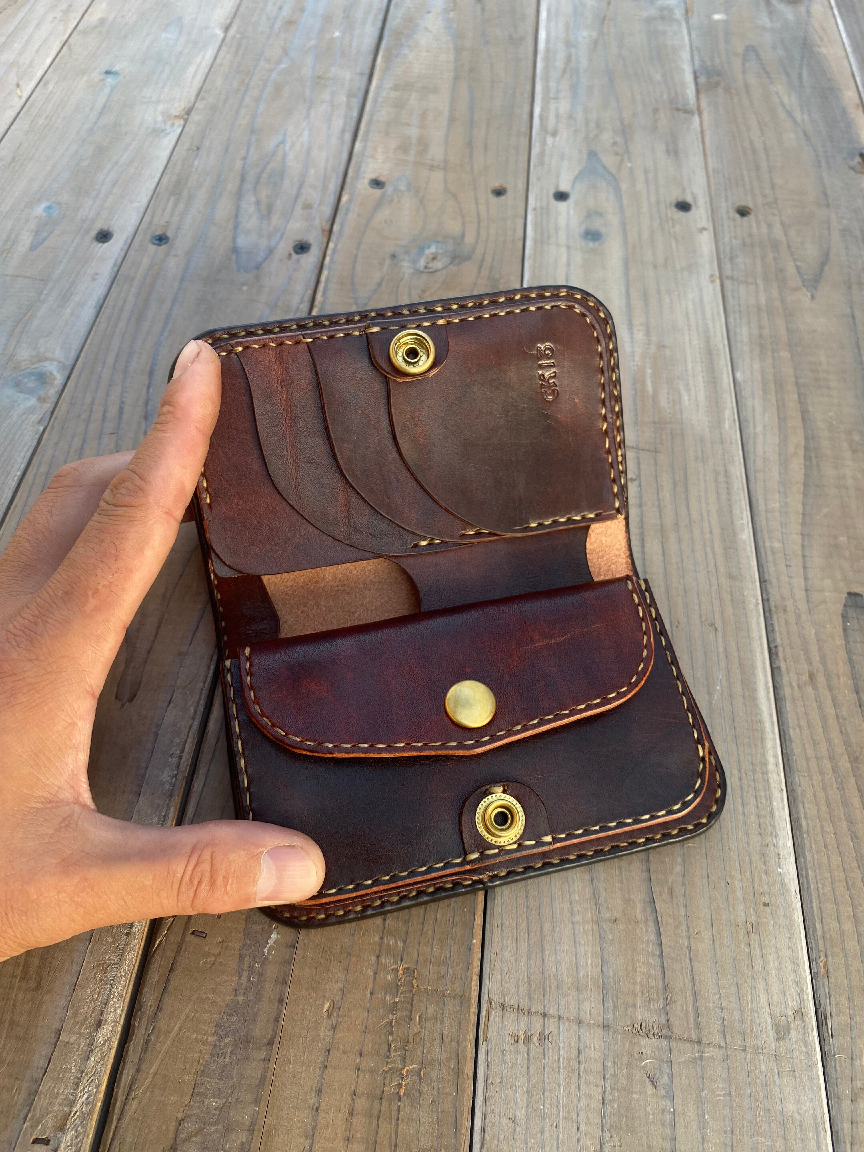 マトリクスミドルウォレット | Leather Craft Chaos13