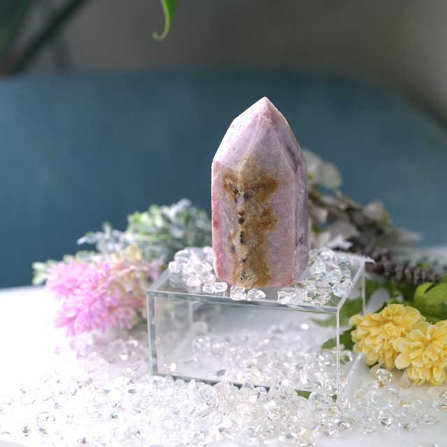 【愛と安らぎの光柱－真実の愛を引き寄せる癒しのストーン－】ピンクアメジストタワー　No.56_4