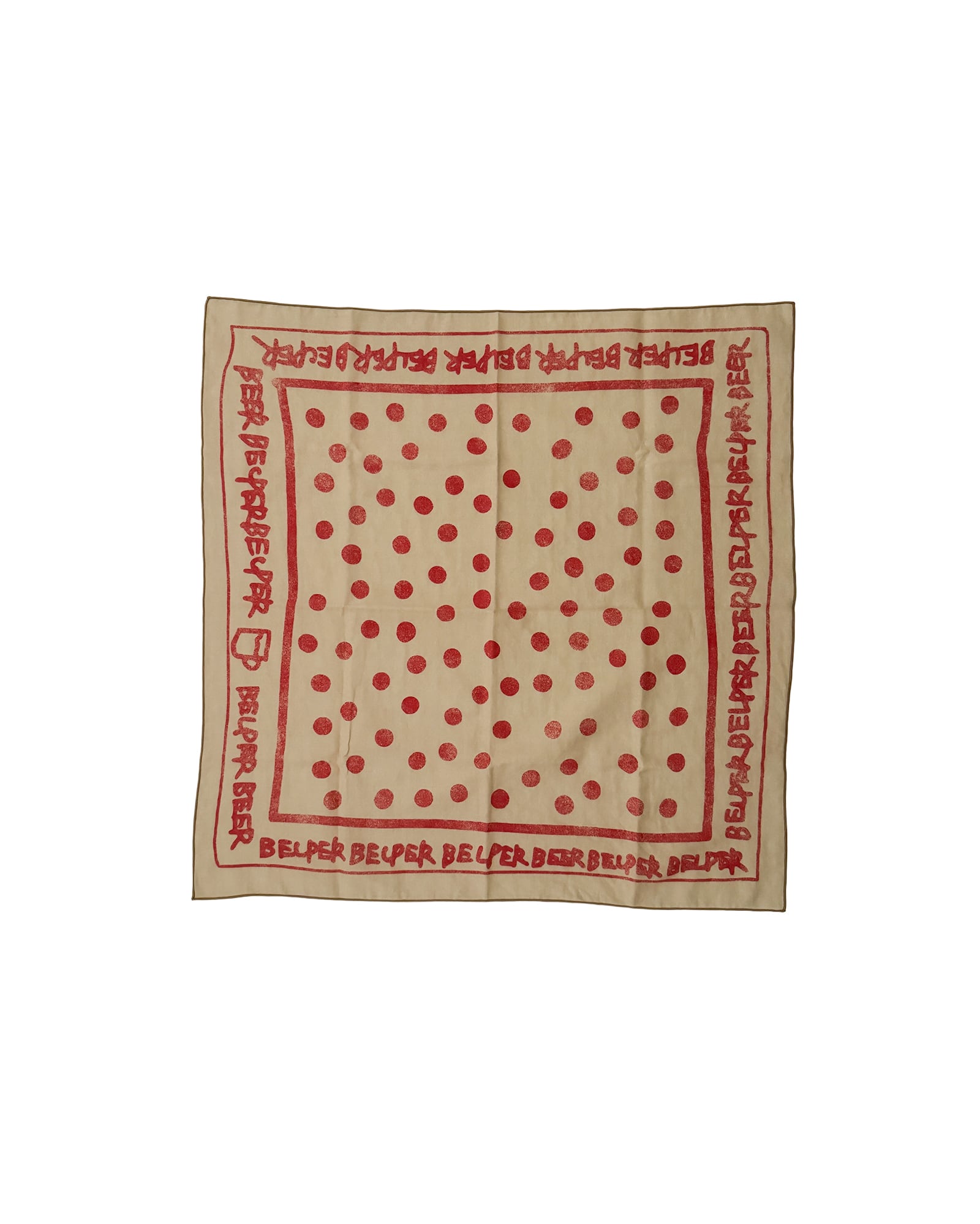 【 BELPER 】27SS PRE ODER " DOUBLE GAUZE SCARF"(デポジット30%表記)