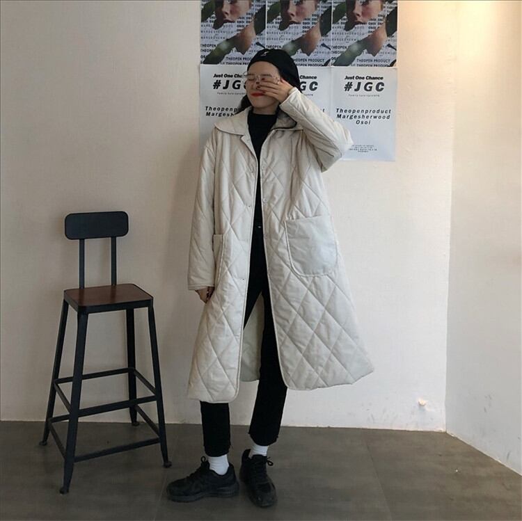 楽でも大HIT!人気インスタグラマーさん着用通勤する 冬 韓国風 綿の服 コートエレガントエレガント 大人気
