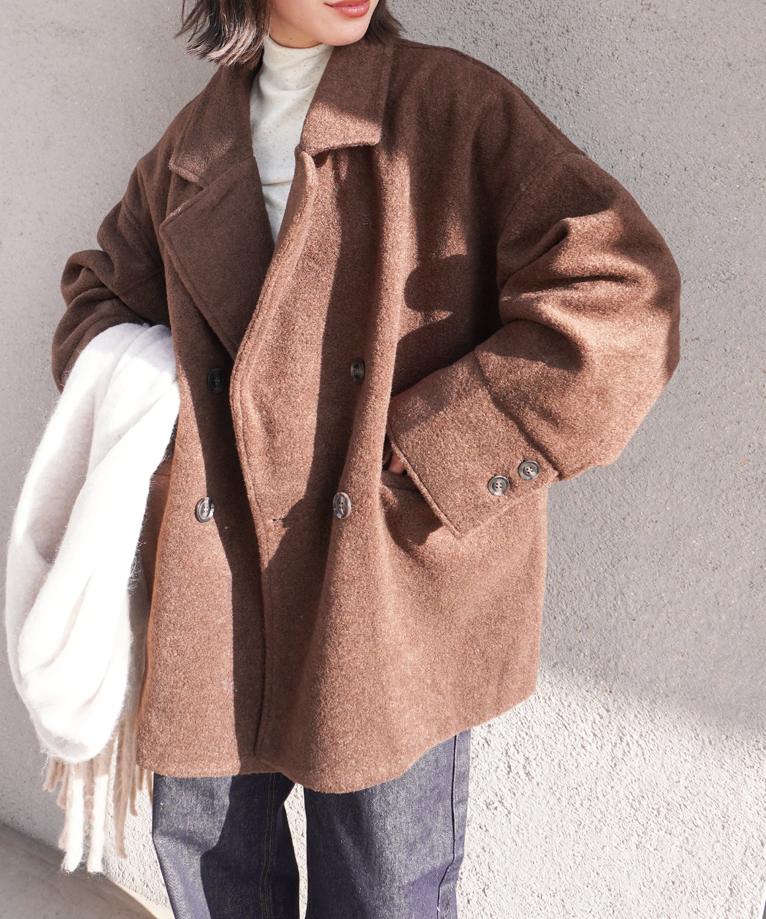 スライバーニットWコート 5153202(1223)